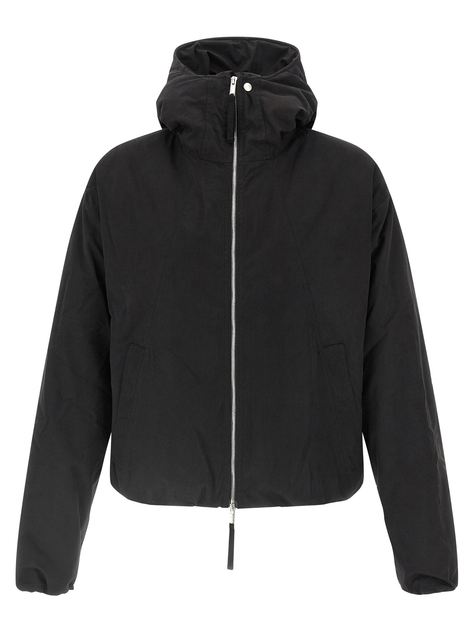 Thom Krom Water-Repellent Cotton Blend Jacket — Black