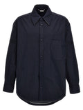 Thom Browne Snap-Front Ripstop Nylon Overshirt — Black