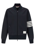 Thom Browne Tech Viscose Bomber Jacket — Black