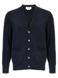 Thom Browne 4-Bar Cotton Cardigan — Navy