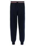 Thom Browne Cashmere RWB Joggers — Navy