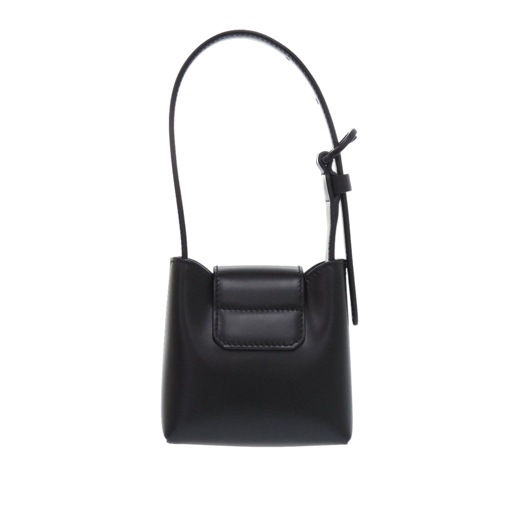 Leather Gancini Trifoglio Handbag