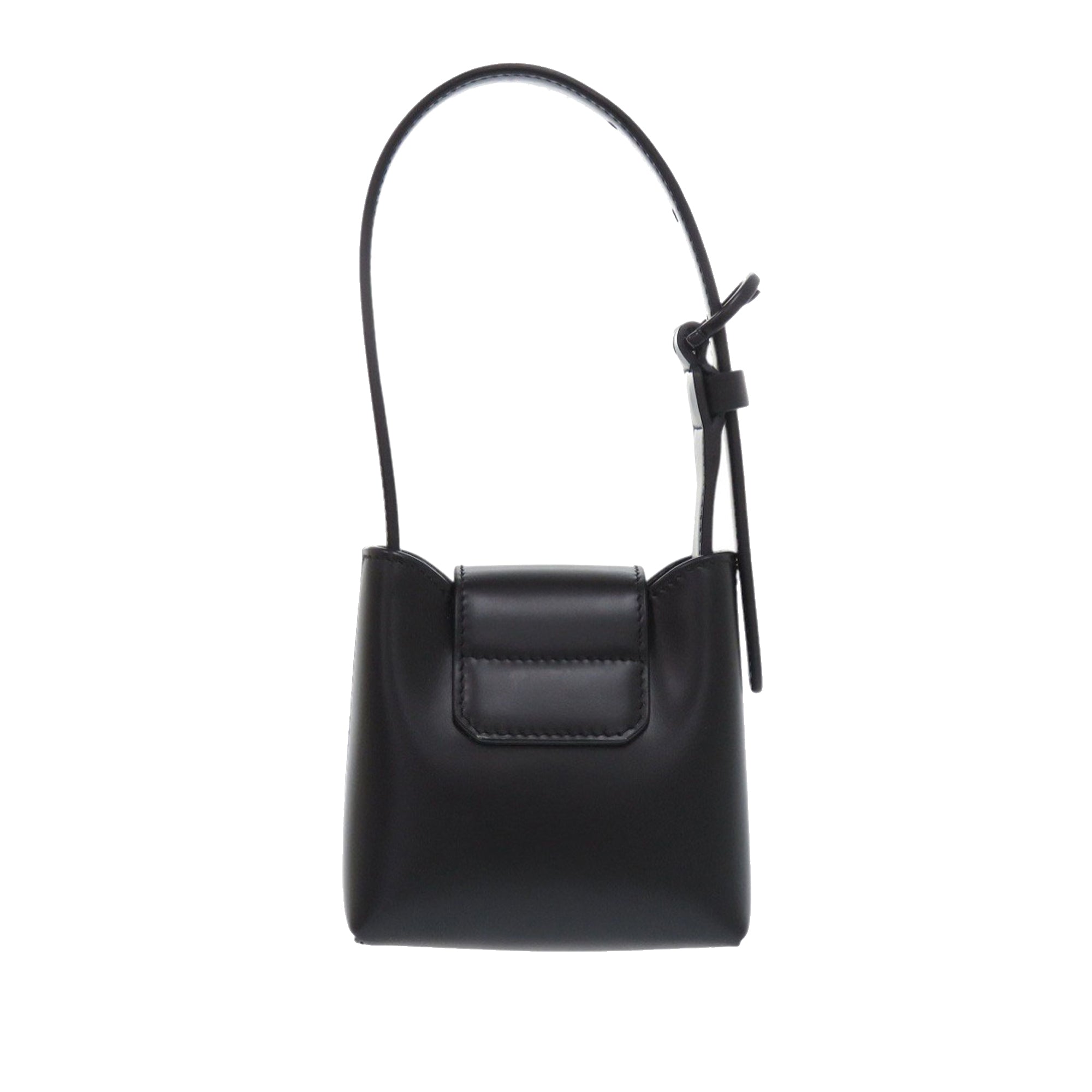Leather Gancini Trifoglio Handbag