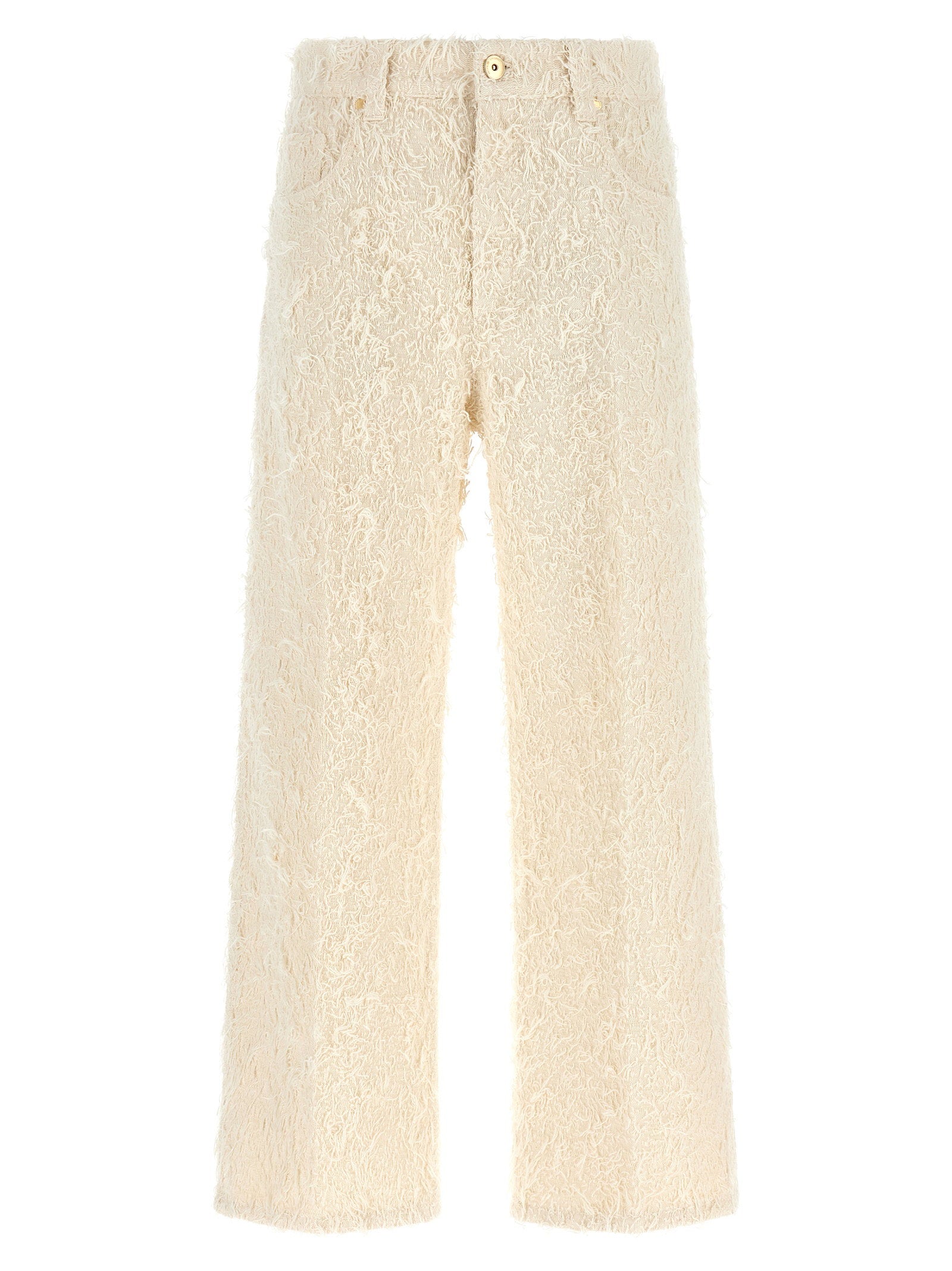 Brunello Cucinelli Contemporary Square Trousers — Ivory