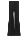 Brunello Cucinelli Dark Wash Flared Jeans — Black