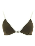 Brunello Cucinelli Monile Bikini Top — Khaki