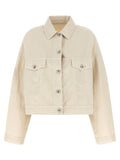 Brunello Cucinelli Linen-Cotton Jacket — Beige