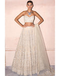 The Modern Royalty Ekru Lehenga By KYNAH, Luxury Indian Fashion & Bridal Wear