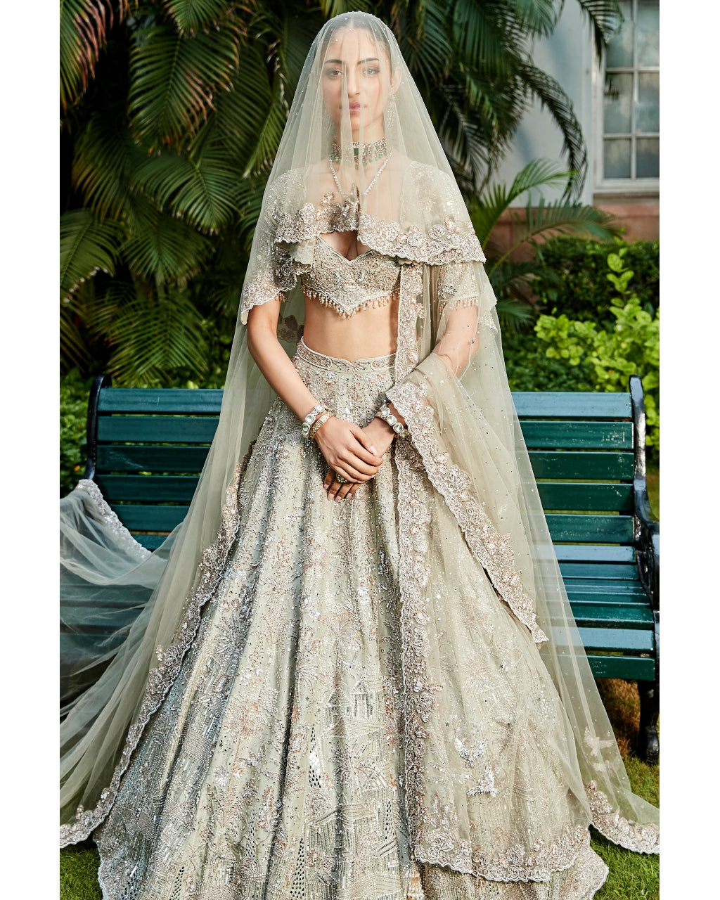 The Tuscan Heritage Landscape Lehenga Set By KYNAH, Luxury Indian Fashion & Bridal Wear