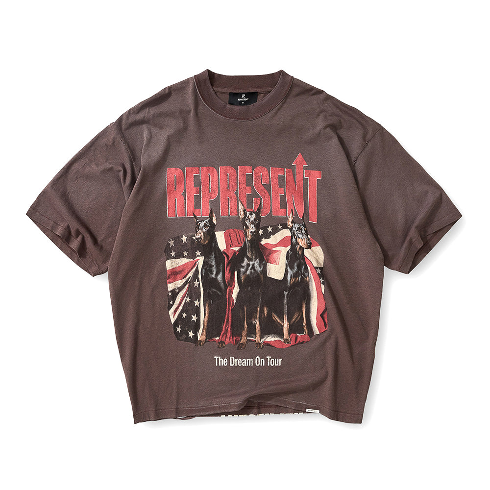 Represent Dream On Tour SS Tee - Nero
