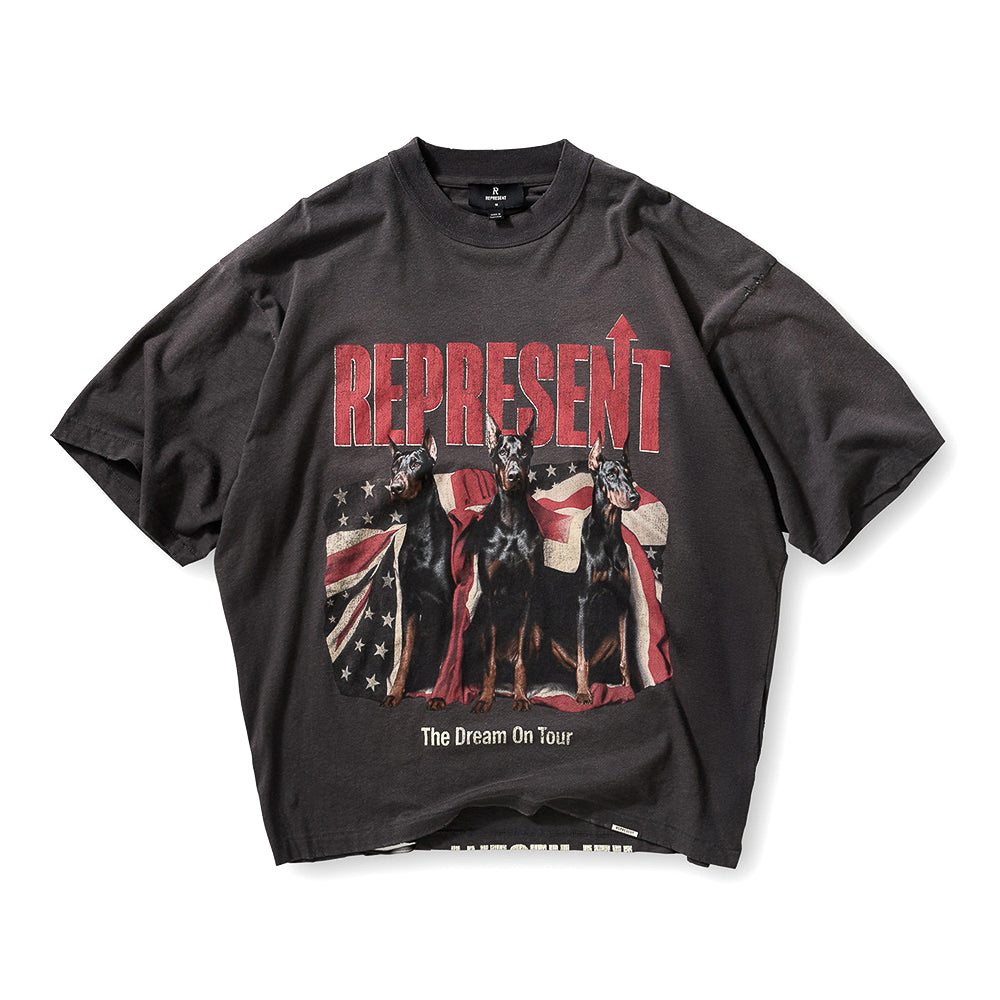 Represent Dream On Tour SS Tee - Sun Fade Grey