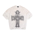 Guns N Roses X Represent Cross SS Tee - Washed Ecru