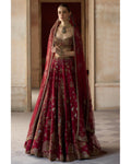 The Royal Tree of Life Scarlet Lehenga Set By KYNAH, Luxury Indian Fashion & Bridal Wear