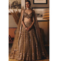 The Sheeshraag Toasted Gold Lehenga Set By KYNAH, Luxury Indian Fashion & Bridal Wear