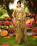 Nazima Pre Draped Sari Set By KYNAH, Luxury Indian Fashion & Bridal Wear