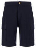 Brunello Cucinelli Cargo Blend Bermuda Shorts — Navy