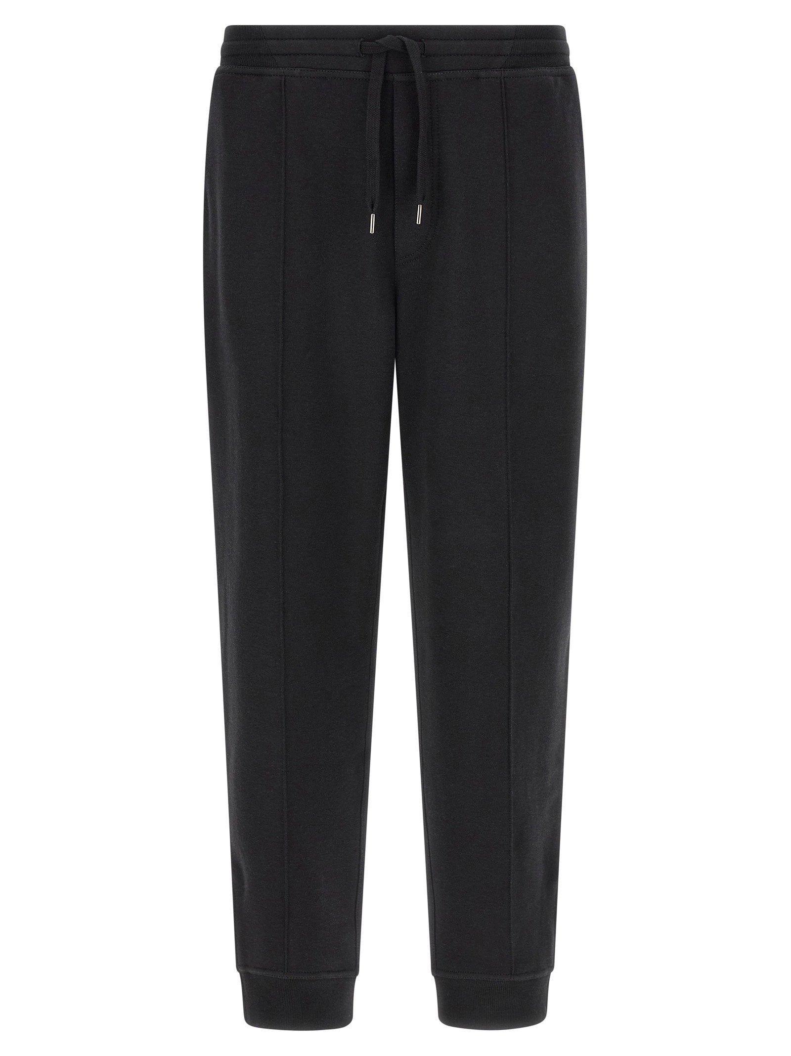 Brunello Cucinelli Cotton, Cashmere and Silk Blend Joggers — Black