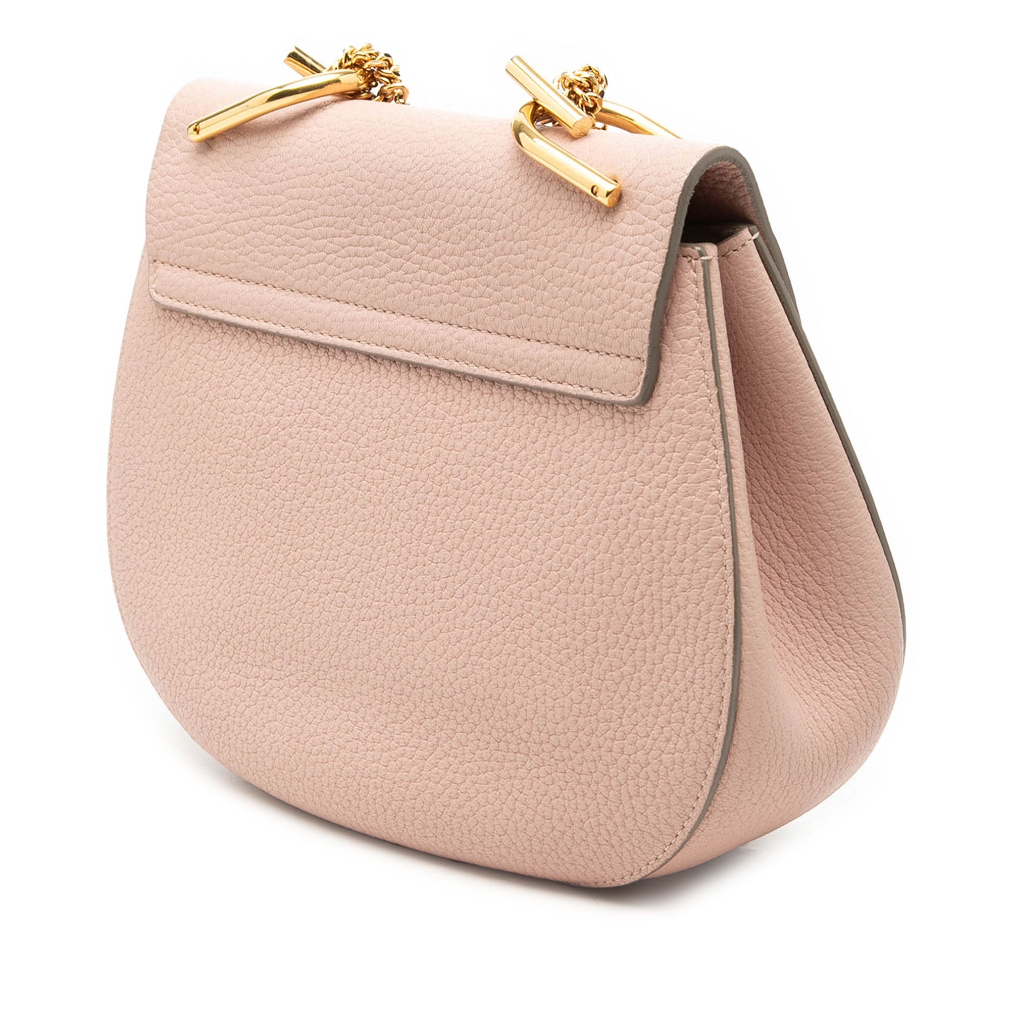 Small Grained Calfskin Drew Crossbody