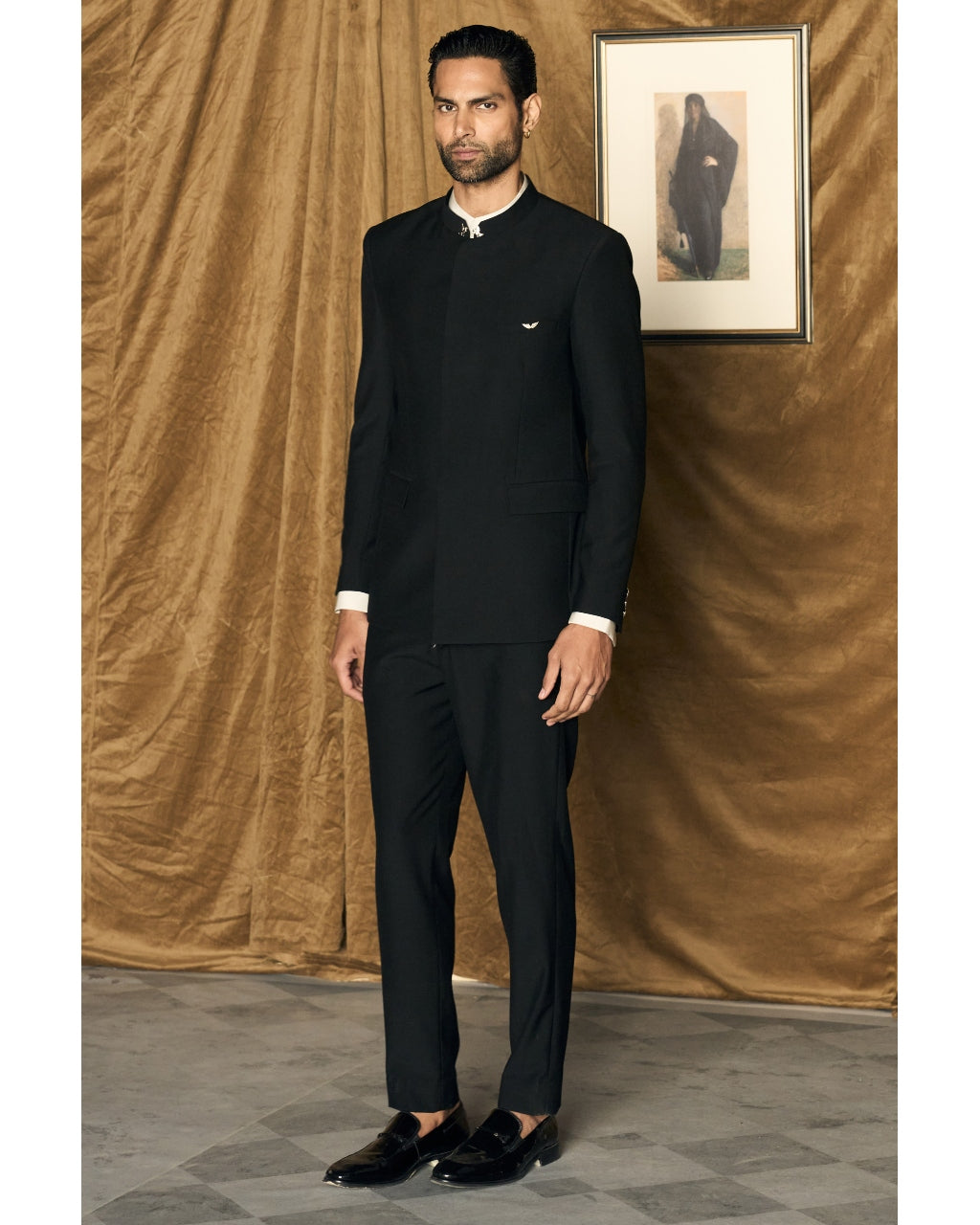 The Gatsby Bandhgala Set By KYNAH, Luxury Indian Fashion & Bridal Wear