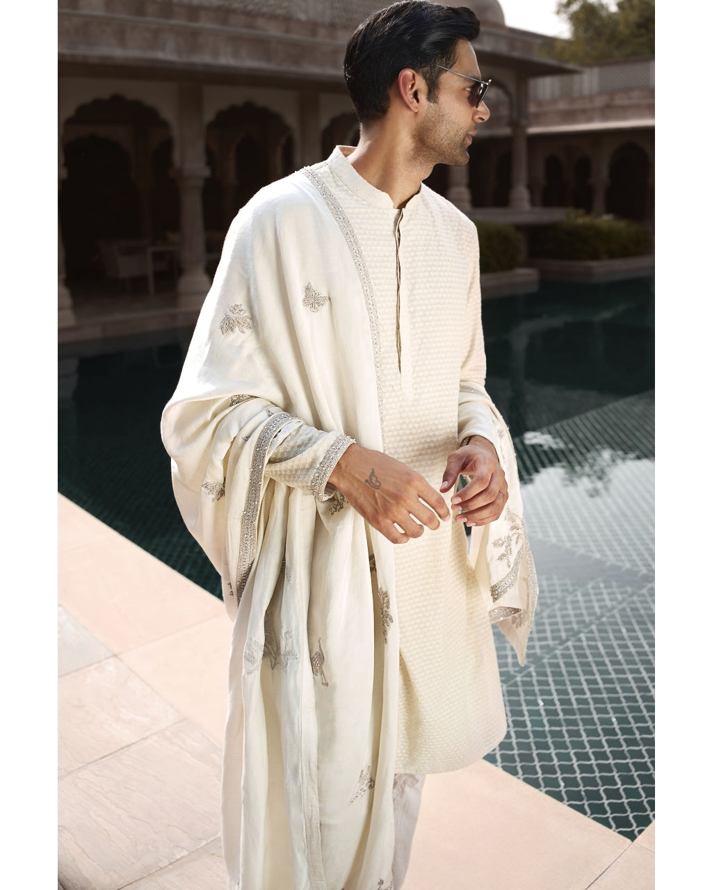 The Saada Handloom Kurta Set By KYNAH, Luxury Indian Fashion & Bridal Wear