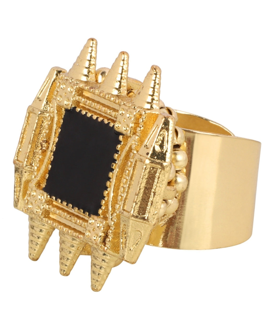 Jamila-M Enamel Ring By KYNAH, Luxury Indian Fashion & Bridal Wear