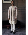 The Classic Dhagai Open Rambagh Achkan with Kurta Set By KYNAH, Luxury Indian Fashion & Bridal Wear