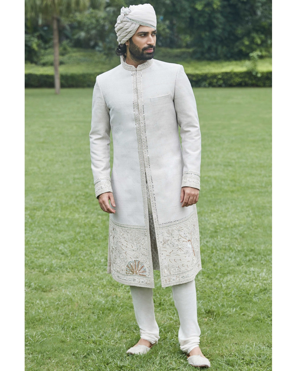The Wild Seascape Sherwani Set By KYNAH, Luxury Indian Fashion & Bridal Wear