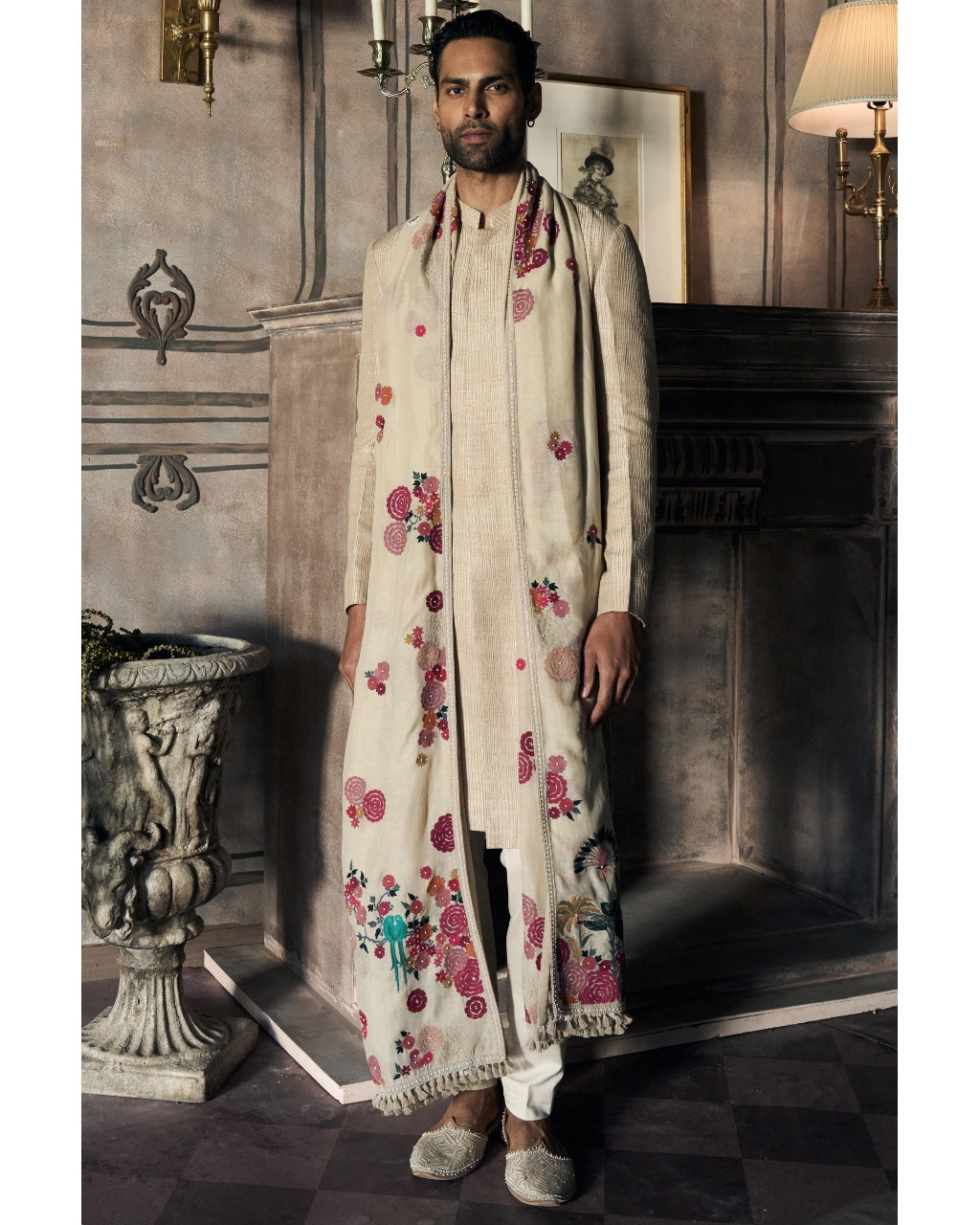 The Matsya Classic Dhagai Achkan Set By KYNAH, Luxury Indian Fashion & Bridal Wear