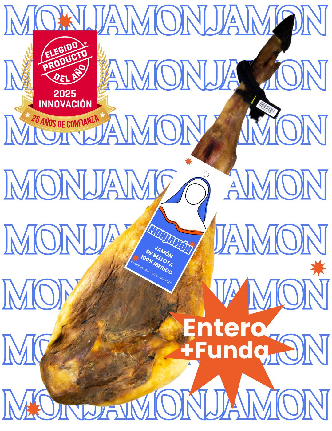 Jambon de Bellota 100 % Ibérique +42 mois | Certifié BRIDA NEGRA