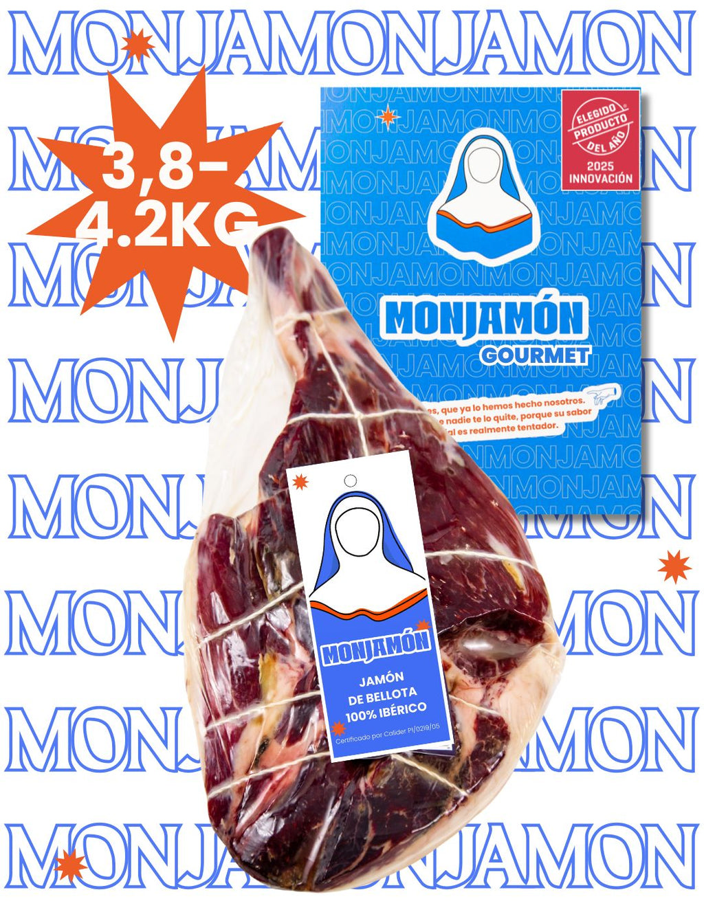 Jamón de Bellota 100% Ibérico +42 Meses | Certificado BRIDA NEGRA