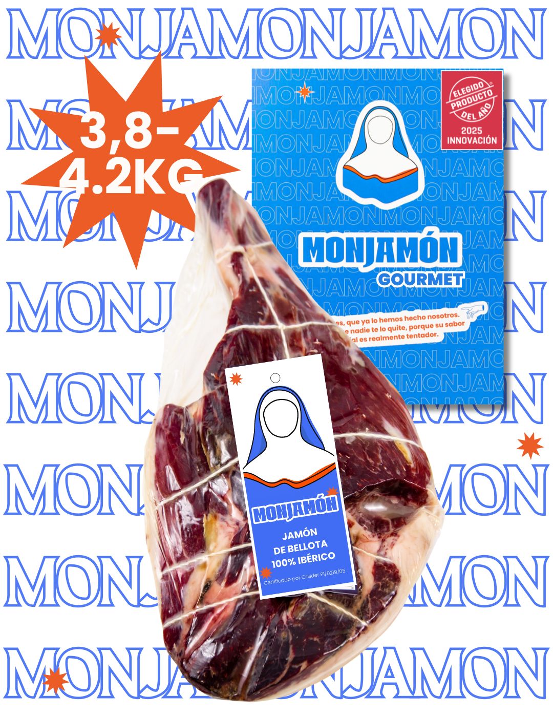 Jamón de Bellota 100% Ibérico +42 Meses | Certificado BRIDA NEGRA