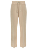 Moorer Bayonne Joggers — Beige