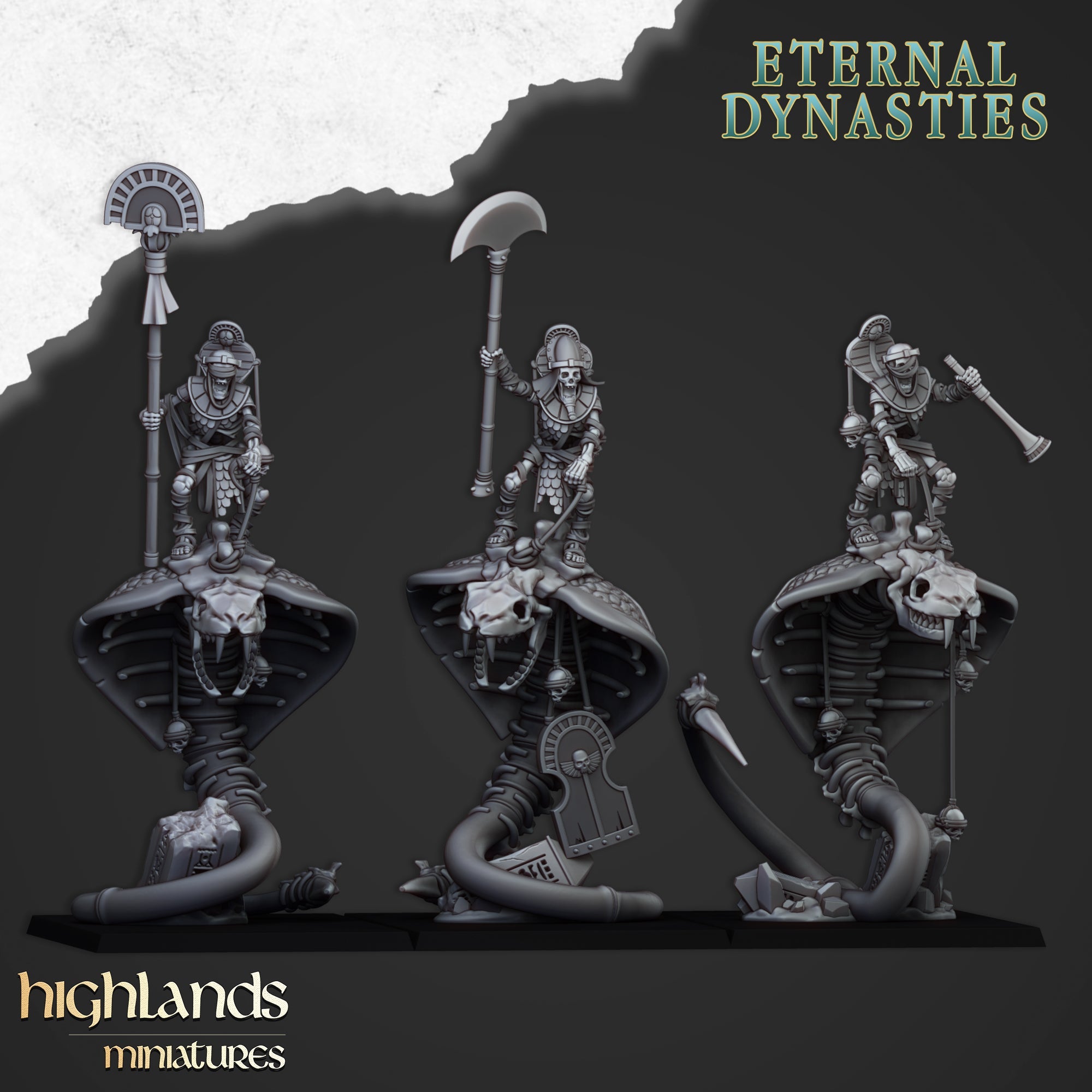 Mounted Ancient Guard, Highlands Miniatures