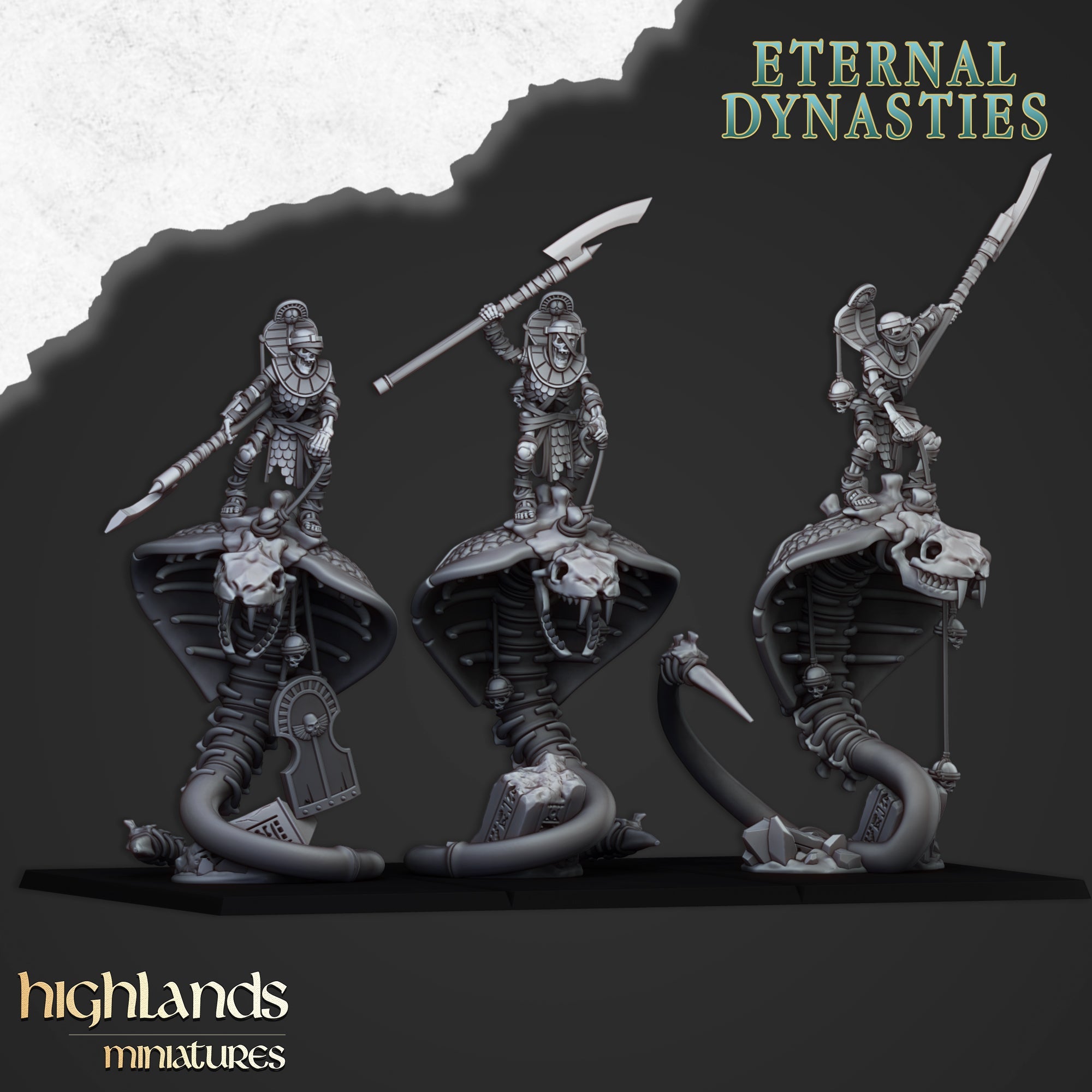 Mounted Ancient Guard, Highlands Miniatures