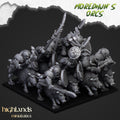Mounted Orcs on Boars, Highlands Miniatures