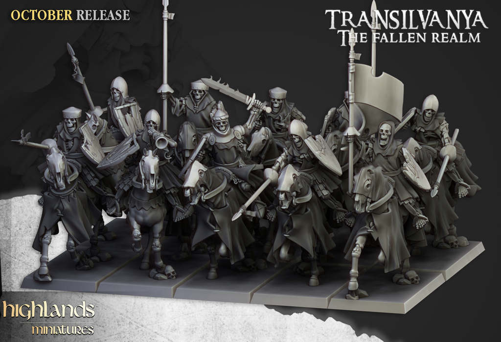 Mounted Skeleton, Highlands Miniatures