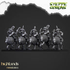 Mounted Steppe Goblins, Highlands Miniatures