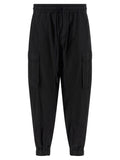 Thom Krom Wrinkled-Effect Organic Cotton Cargo Pants — Black