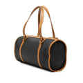 Weave Canvas Boston Bag