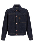Casablanca Cotton Denim Jacket — Navy