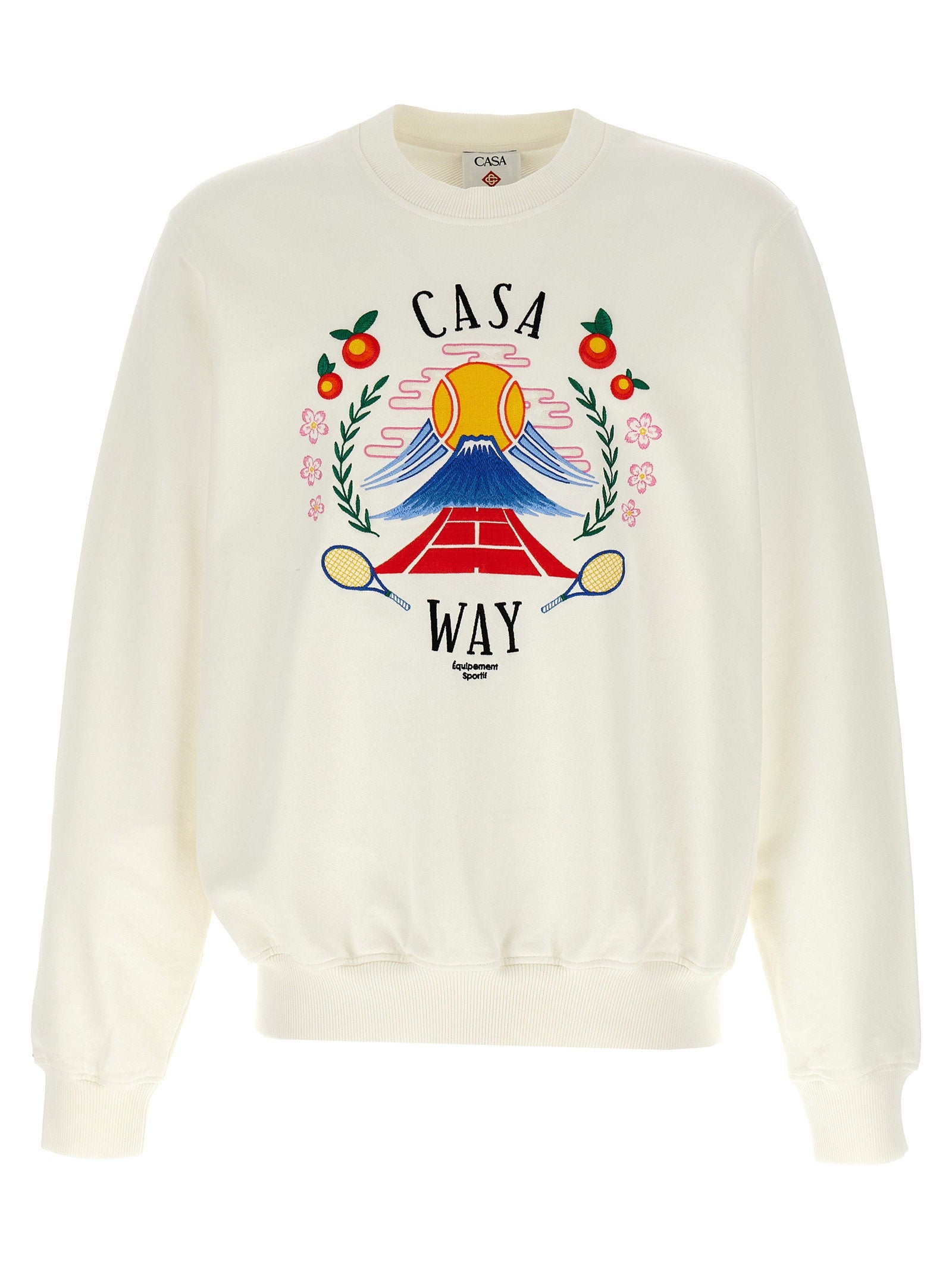 Casablanca Casa Way Sweatshirt — Cream