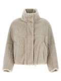 Brunello Cucinelli Shearling Coat — beige