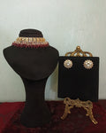 Celestia Mother Of Pearl Necklace Set By KYNAH, Luxury Indian Fashion & Bridal Wear