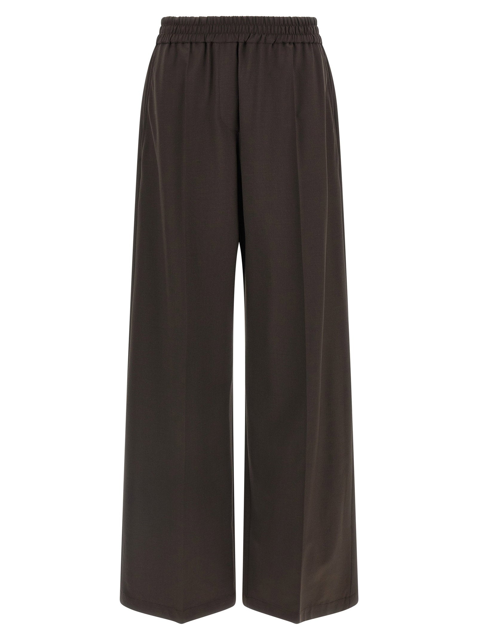Brunello Cucinelli Cool Wool Trousers — Charcoal