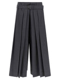 Brunello Cucinelli Tailored Pleated Bermuda Shorts — Grey