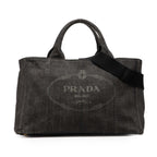 Denim Canapa Logo Satchel