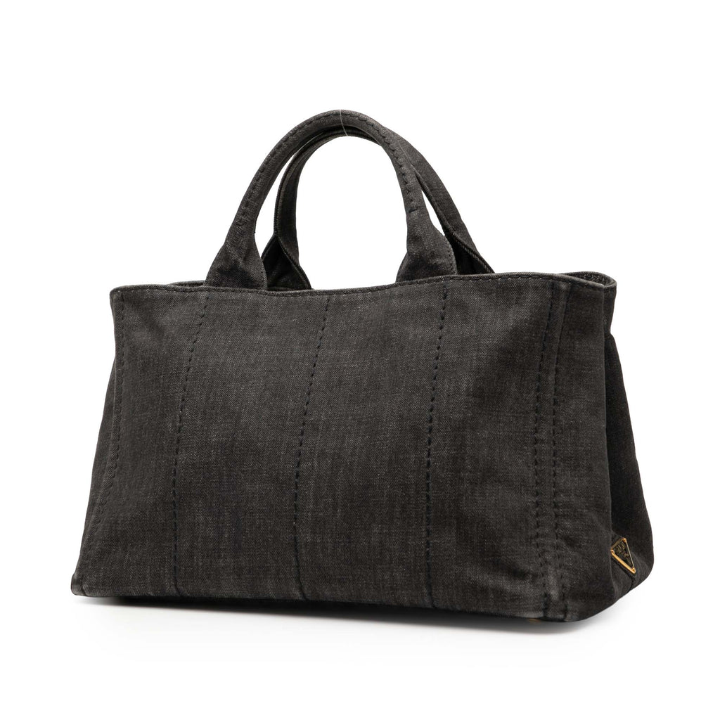 Denim Canapa Logo Satchel