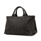 Denim Canapa Logo Satchel