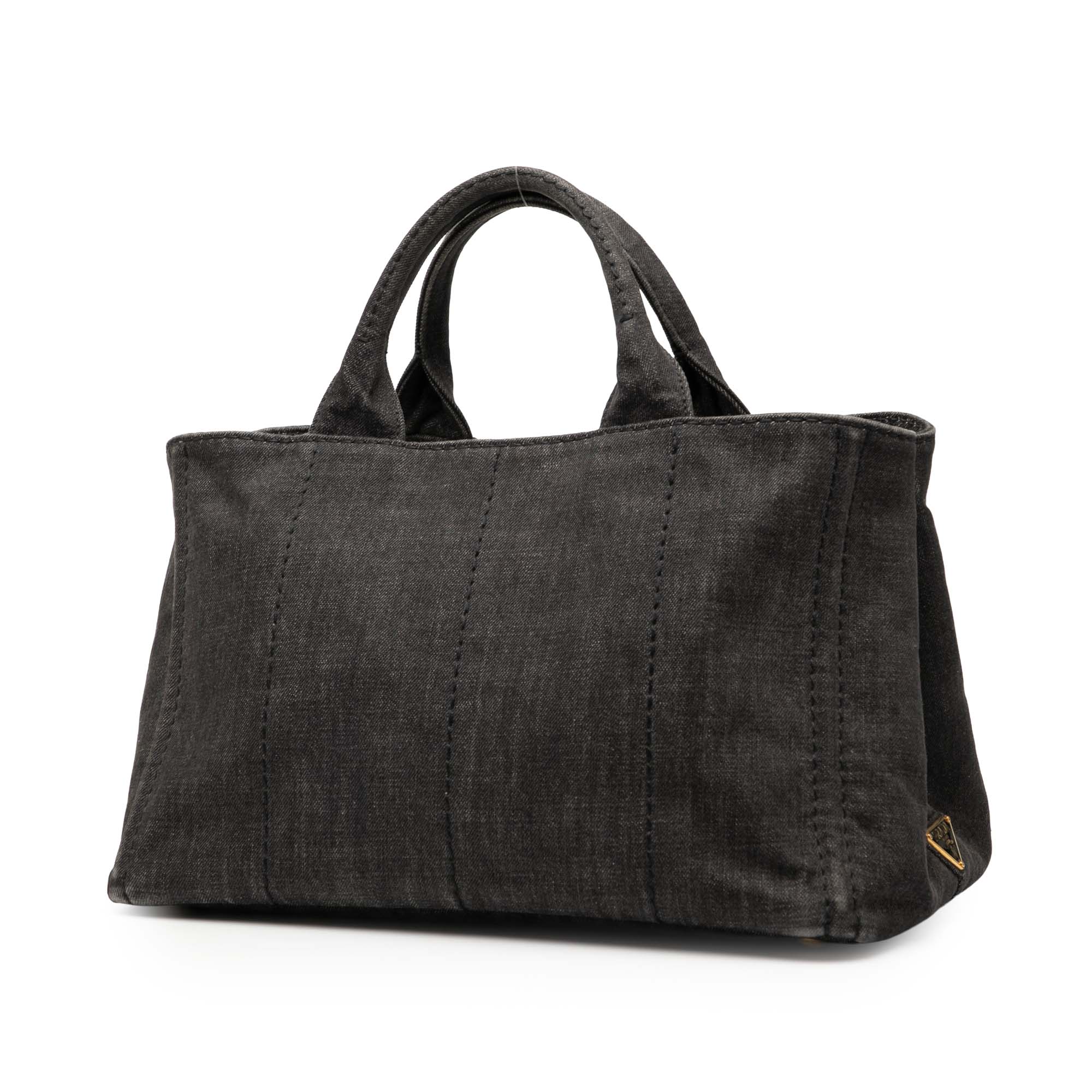 Denim Canapa Logo Satchel