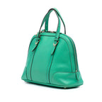 Small Leather Nice Dome Satchel